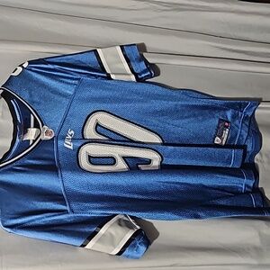 Reebok Blue and White Women's Jersey